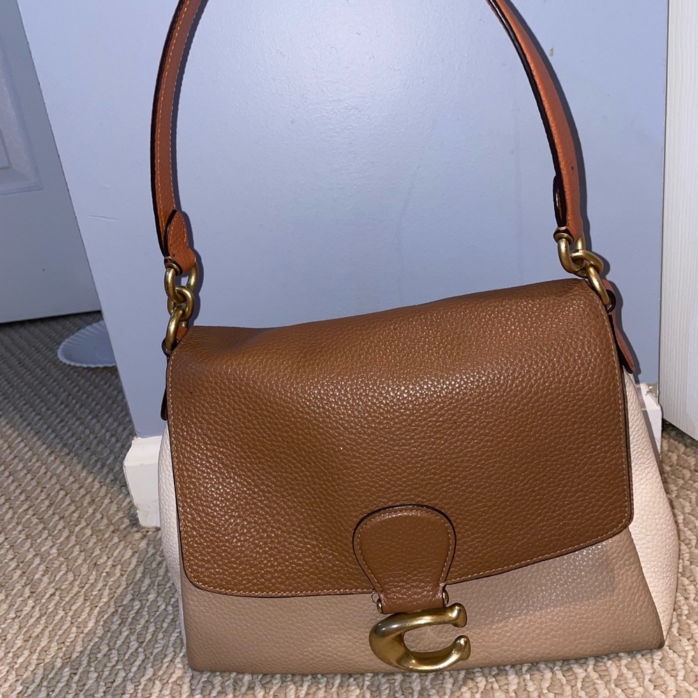 Coach May Shoulder Bag Colorblock